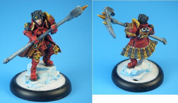 Khador Epic Warcaster Forward Kommander Sorsch by pwbinde