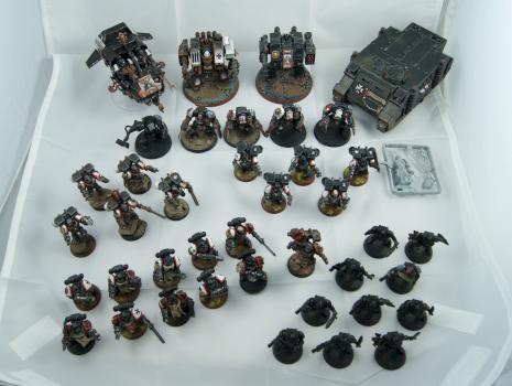 Warhammer 40k Black Templars Army by Beefjerky