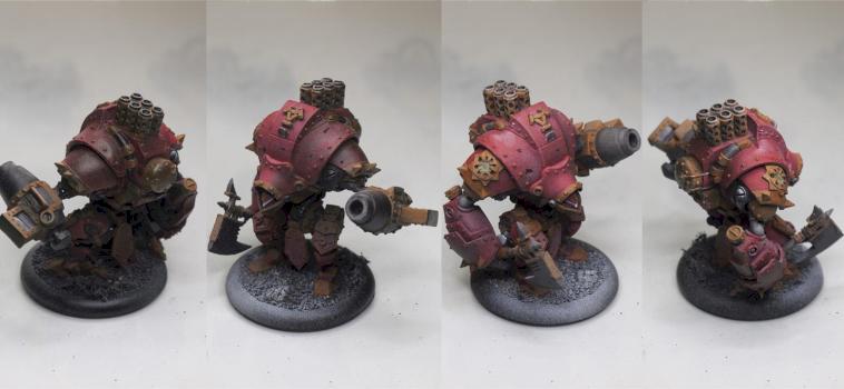 Khador Destroyer Heavy Warjack by malarz1989