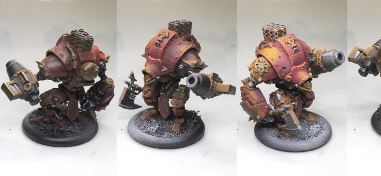 Khador Destroyer Heavy Warjack by malarz1989