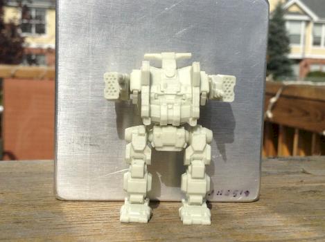 Mechwarrior online Jagermech unpainted by Mech42ace