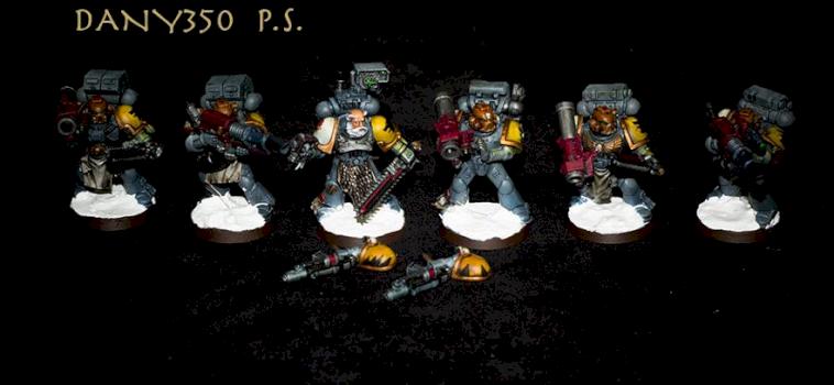 My first Cmon - Space wolves by dany350