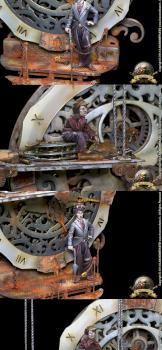 The Bored Apprentice (close-up view) - Silver in MASTER fantasy diorama Monte San Savino 2014 by Tzardauker