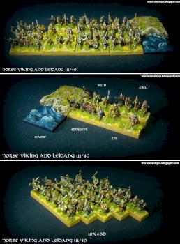 Norse Viking and Leidang III/40 DBA army by Maciejus_exe