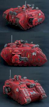 BLOOD ANGELS LAND RAIDER REDEEMER by bevulf