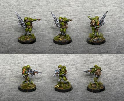 Infinity Ariadna Veteran Kazak (2 miniatures) by pesa