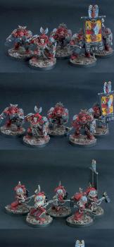 BLOOD ANGELS TERMINATOR ASSAULT SQUAD by bevulf