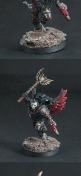 BLOOD ANGELS DEATH COMPANY CHAPLAIN by bevulf