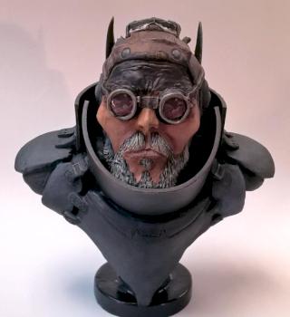 Wasteland/Dieselpunk Schlager Mini Bust by 5-13 Studios