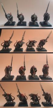 Skaven clanrats/skavenslaves by Thaumiel_Nerub