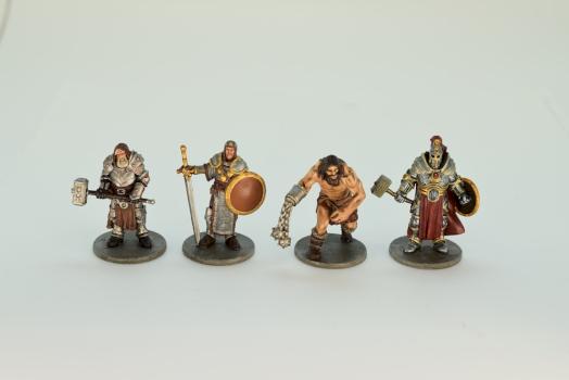 Black Plague Hand Painted by BiggiesMinis The Prior, Korn, Johrgrund, Ruff Ghanor by Biggiesminis