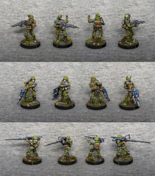 Infinity Ariadna Tank Hunters (3 miniatures) by pesa