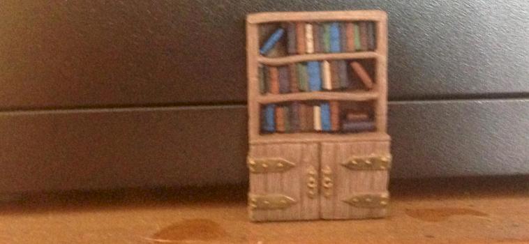 Reaper Bones Bookcase by dlent