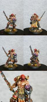 Slaughterpriest with Hackblade and Wrath-Hammer by Mr.Wednesday