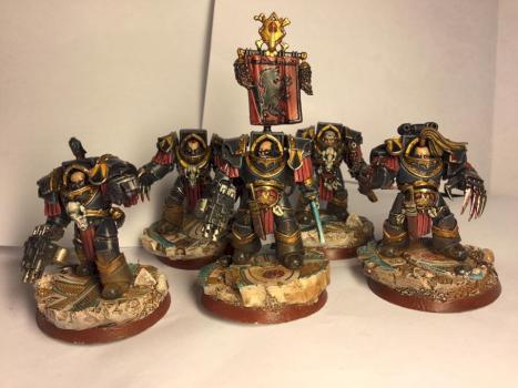 HH Space Wolves Cataphractii Terminators by Sotirios