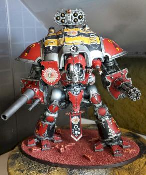 Imperial Knight Crusader House Raven by gwotaz