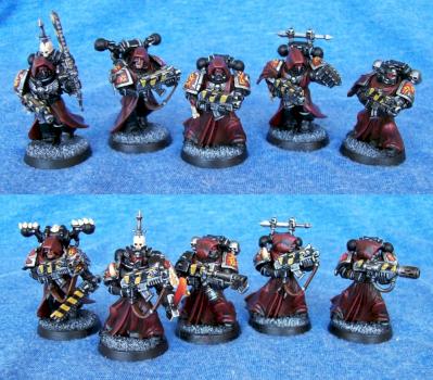 Chaos Space Marines Army - Space Marines by bankrobber