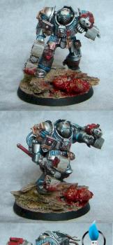 Grey Knight Terminator with demon hammer by czys