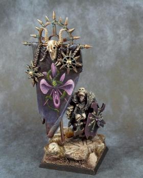 Chaos standard bearer by Orki