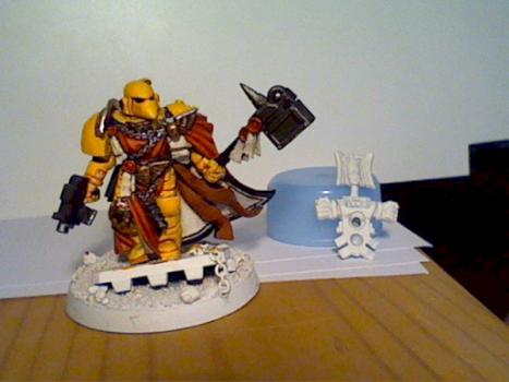 Imperial Fists Second Company Captain WIP by BobaHat