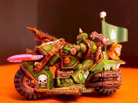 Nurgle Sorceror on Bike by Muskie