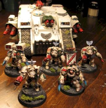 Deathwing Squad 2 and Land Raider by Acryn