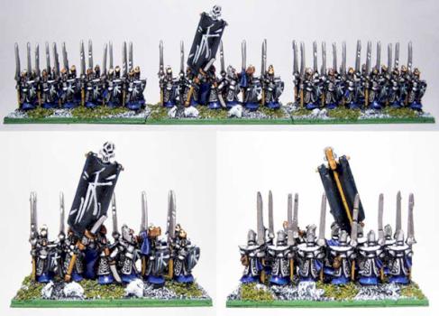 Warmaster (10mm) Dark Elf Pikemen by legdba