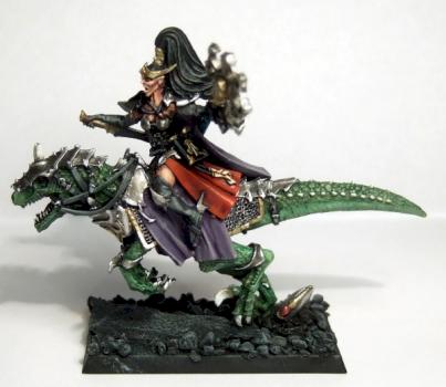 Dark elves sorceress on coldone by capt mannering