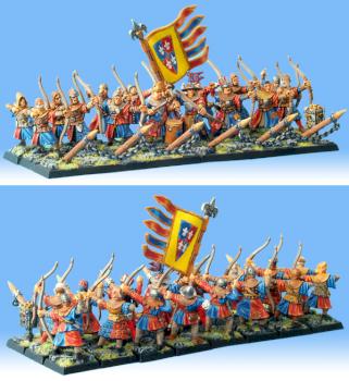 Bretonnian Peasant Bowmen Unit 2 by PeJot