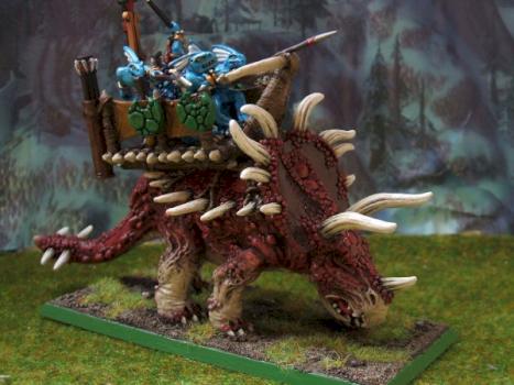 lzardmen stegadon complete by TomkoThePainter