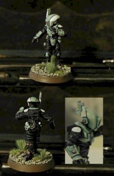 Tau Tank Commander (Forgeworld) by Asteriks