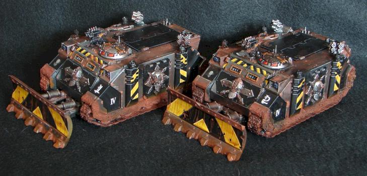 Iron Warriors Rhinos by Stempe