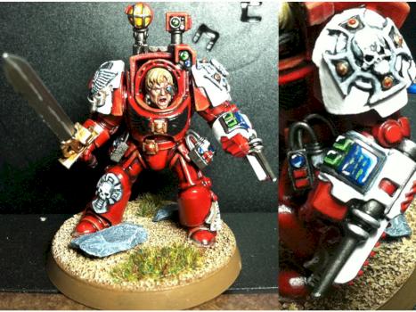 Sanguinary Priest Sangus of the Blood Angels 1st Company by DarianZG