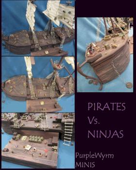 Pirates vs. ninjas boat Reaper Scenario by PurpleWyrm