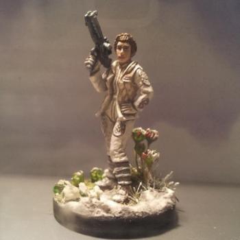 Princess Leia on Hoth by CalabozoCriollo