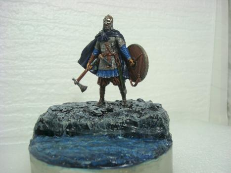 tin toy soldiers - 12th century 54mm Viking mini diorama by DioX