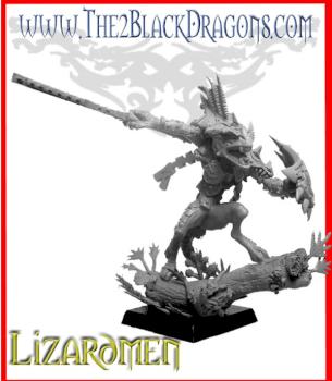 Fantasy Lagarto Lizardmen Echsenmenschen Held Hombres by The 2 Black Dragons