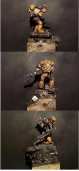 Space Marine oro jovenes promesas Gd spaña 09 by warhuan