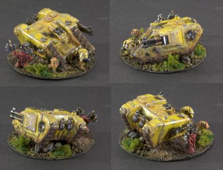 Epic (6mm) Marine Land Raider Objective by vaaish