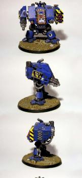 ultramarine dreadnaught repainted with optional arms by cjn003