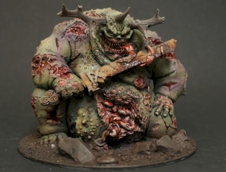 Nurgle Great Unclean One WIP by Stiff Neck Studio