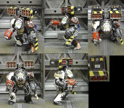 Black templar terminator with cyclone launcher(W.I.P) by buffnerd