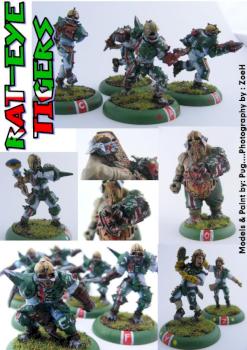 Rat-Eye Tigers ~ Human Blood-Bowl Team by Pug