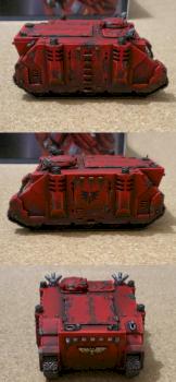 Blood Angels Rhino by Pirexian