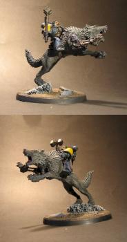 Space Wolves Thunderwolf Cavalry Thunder Hammer by kabaddon