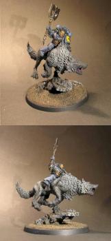 Space Wolves Thunderwolf Cavalry Frost Axe by kabaddon