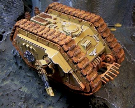 Land Raider Proteus (Imperial Fists) by philydorf