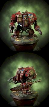 Blood Angels Furioso Dreadnought/Librarian by highelf