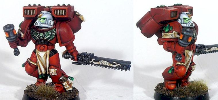 Blood Angels Sanguinary Priest by MrPickles