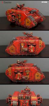 Blood Angels Land Raider by RYCHU666